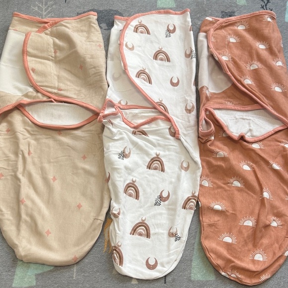 Cozy Baby Swaddle Wrap set of 3 - 0-3M - Picture 1 of 6